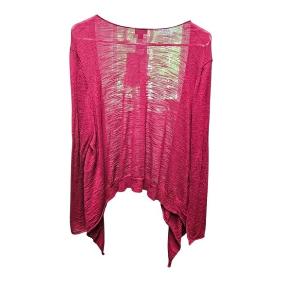 Torrid Women's Pink Open-Front Cardigan - Picture 3 of 3